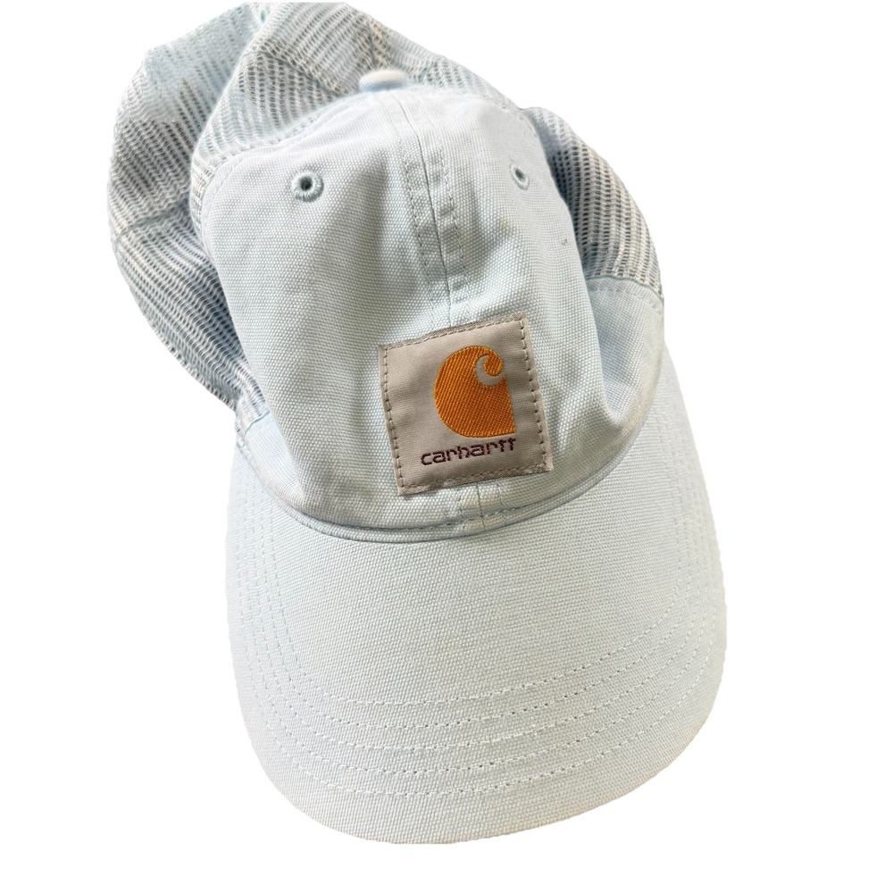 Carhartt Cap Blue Adjustable Back Hat